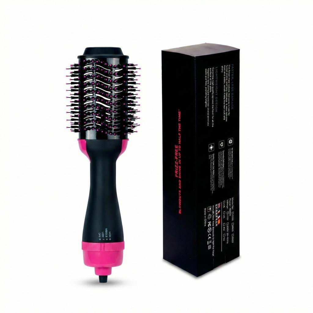 مجفف شعر 3 في 1 بفرشاة تمليس