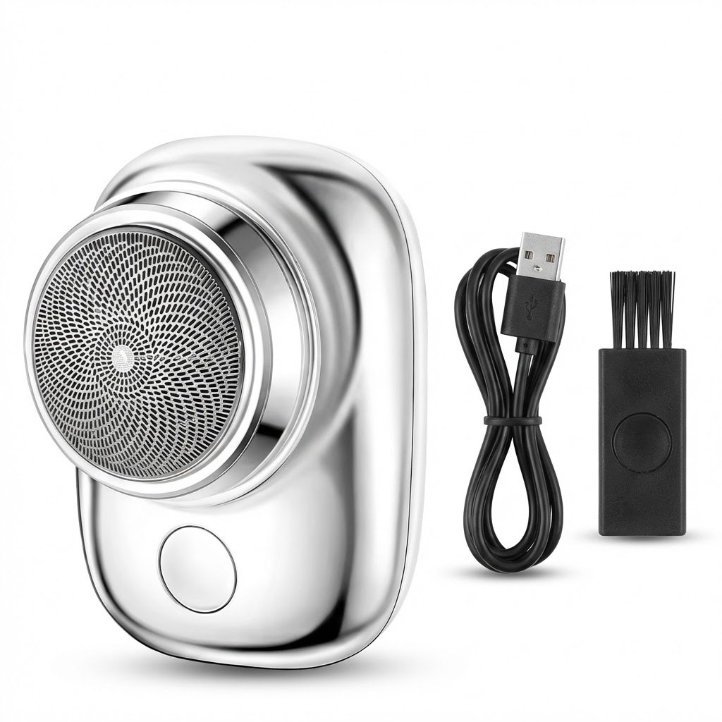 ماكينة حلاقة كهربائية صغيرة للرجال ✂️🔋