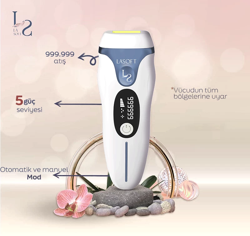 LaSoft Lsp-02® evde kalıcı IPL Lazer epilasyon cihazı, 2024 Sürümü, Erkekler için