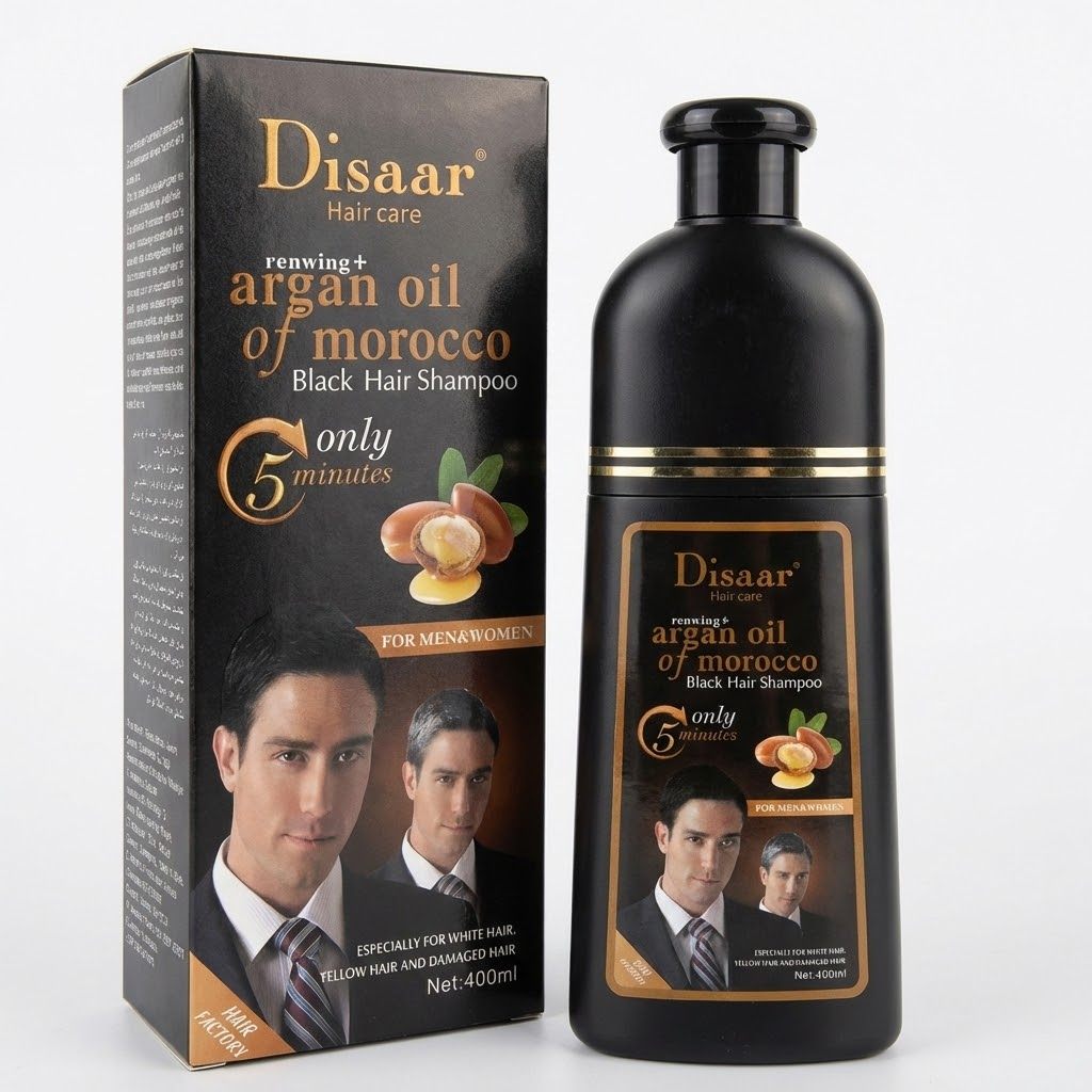 شامبو الشعر الأسود بزيت الأرغان من ديسار.