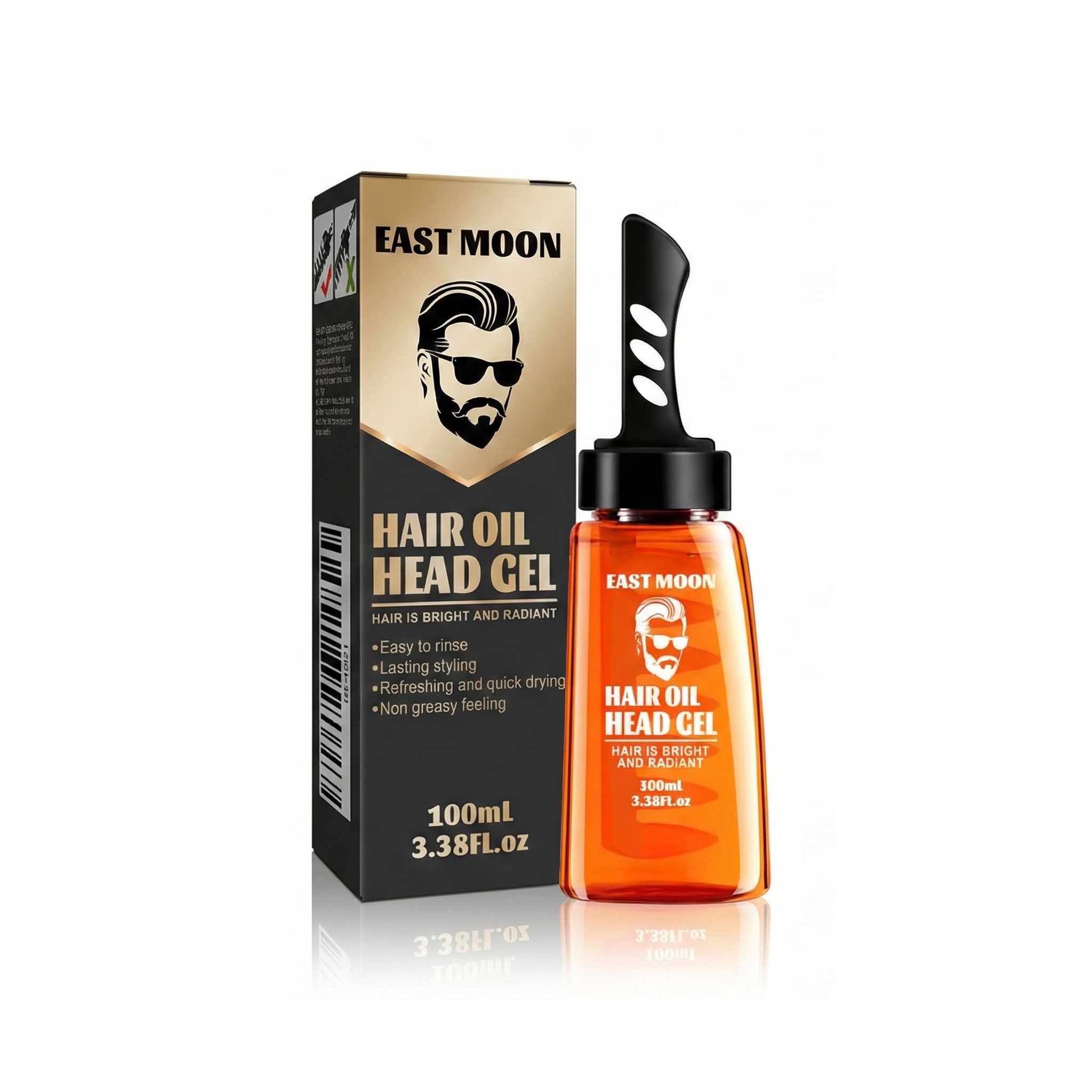 زيت شعر إيست مون للرجال